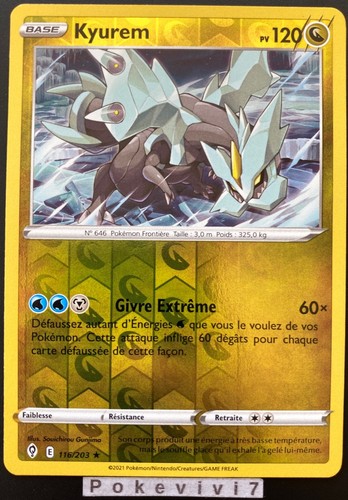 Carte pokemon kyurem 116 203 - pokemon,