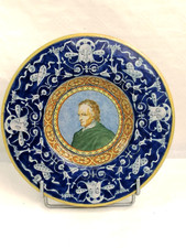 ASSIETTE FAIENCE EMAILLEE