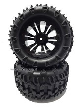 Ruote nere complete Monster