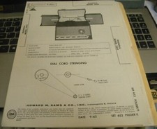 PHONOLA AM/FM RICEVITORE, AMPLIFICATORE E GIRADISCHI MODELLO: 2462 (SAMS PHOTOFACT 652-11)
