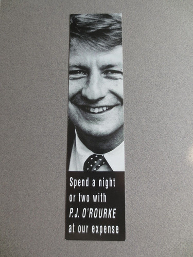 1995 bookmark o rourke - p, j