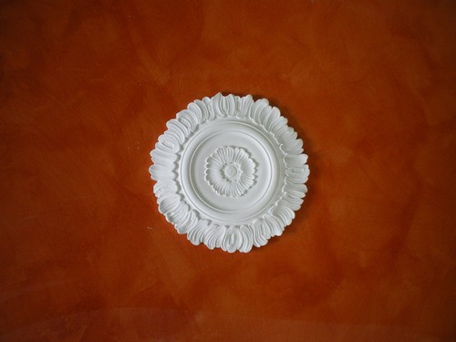 Rosoni gesso bianco per - bianco,