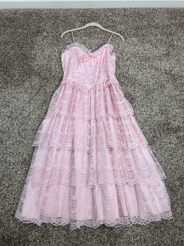 Abito vintage anni pizzo - abito,