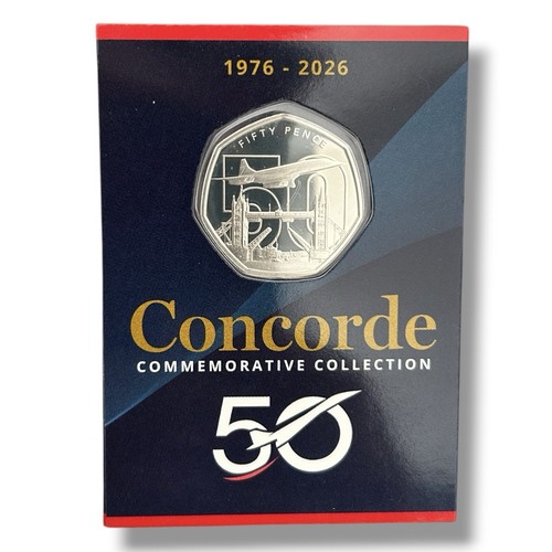 Moneta concorde 50p 2026 nuova - concorde,