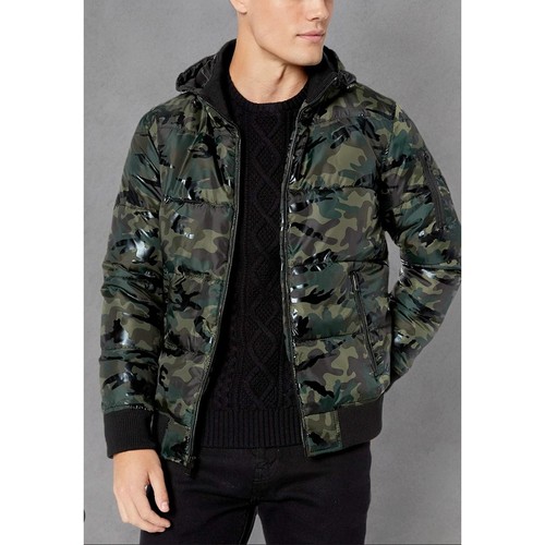 Giubbotto uomo guess mimetico - giubbotto,