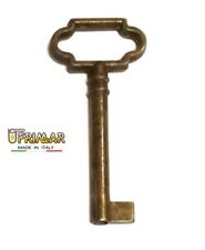 CHIAVE PER MOBILI ANTICHI MAPPA PICCOLA IN STILE BRONZATA gambo mm.42 UNIVERSALE
