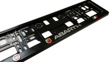 2x Portatarga Patenti per Fiat Abarth EU Standard