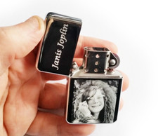 Janis Joplin Engraved Lighter