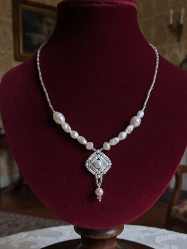 Collana perle barocche - collana,