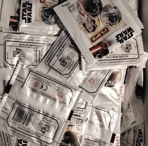 100 topps star wars flipz - 100,