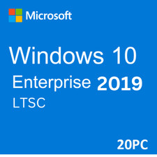 Windows 10 Enterprise LTSC 2019 qty-20 dispositivi DG7GMGF0H3RD MAK