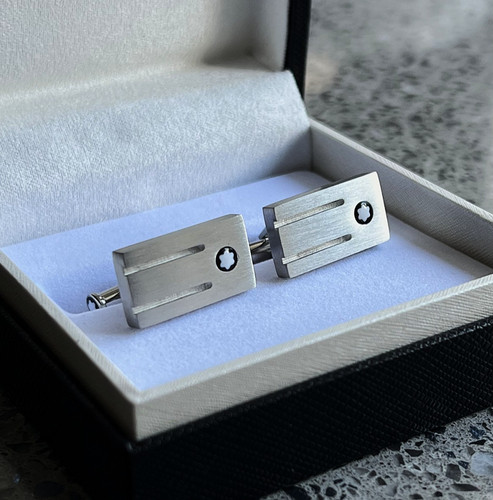 Gemelli montblanc acciaio - gemelli,
