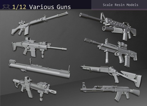 Pistole sa80 mk17 - 1/12:, sa80,