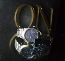 LORENZ MEN'S MONTENAPOLEONE STAINLESS STEEL DATE CHRONOGRAPH WATCH 5 ATM 38MM