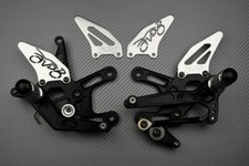 Supporto Pedane Arretrate Regolabili AVDB Silver DUCATI SBK 848 H6 2008-2012