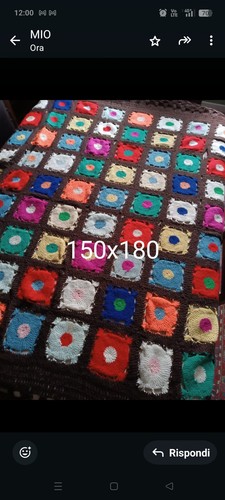 Coperta lana fatta - lana, a