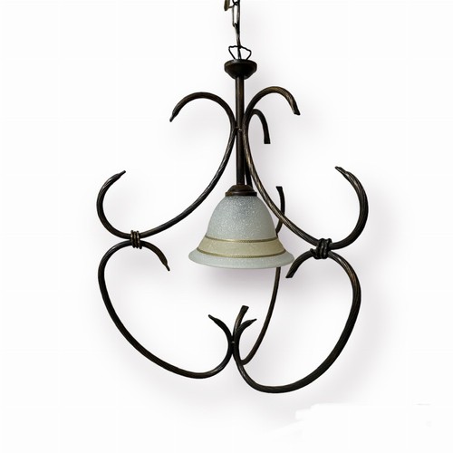 Lampadario vintage ferro
