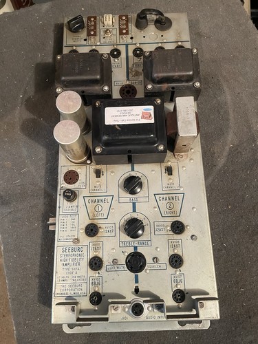 Seeburg stereo amplifier - seeburg,