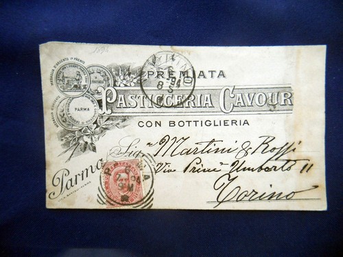 1894 cartolina pubblicità - cartolina,