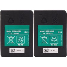 2pz Applicabile per Batteria Telecomando AUTEC 7.2V 750mAh MBM06MH NIMH Autotek