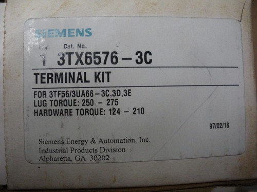 Siemens 3tx6576 500mcm kit - siemens,