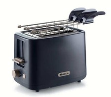 Ariete Tostapane Breakfast 157 760W Capacità 2 fette+Pinze 7 livelli Dark Grey