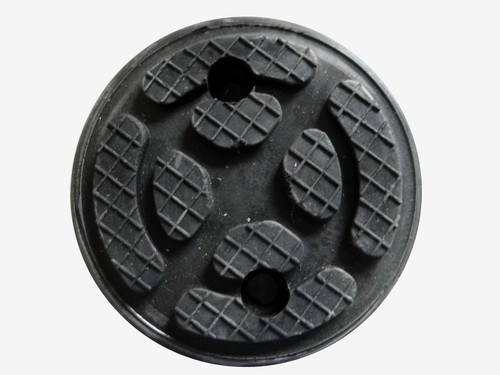 Supporto gomma tondo 120 - gomma,
