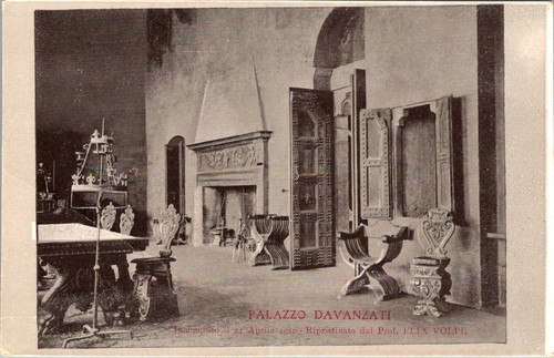 Cartolina interno palazzo - cartolina,