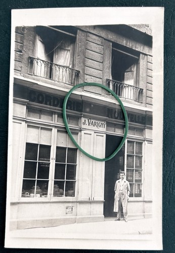 Carte photo cpa - carte, devanture