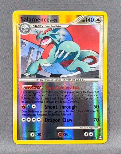 Reverse holo salamence - lp+,
