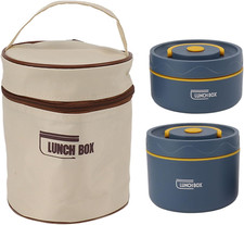 Lunch Box Rotondo Con Borsa