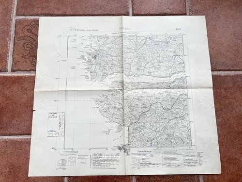 Orsera 1932 istria carta - orsera,