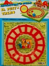 TRENINO DEI PUFFI A MOLLA - VIRVA GALOOB fondo di magazzino NUOVO SIGILLATO!!