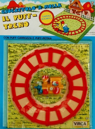 Trenino dei puffi - dei, molla
