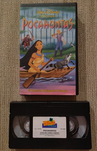 Pocahontas vhs vintage walt - vintage,