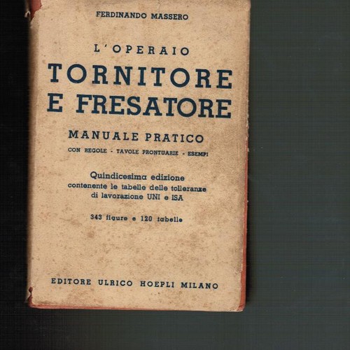 Massero operaio tornitore e - l'operaio,