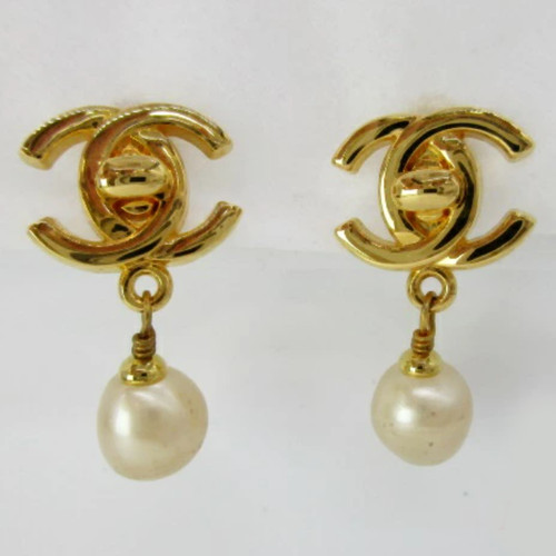 Orecchini vintage chanel 96a - orecchini,