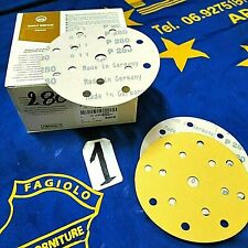 DISCO ABRASIVO GRANA 280 d.150mm.15f. BODY REPAIR 100 Pz.ALTA QUALITA' GERMANIA 