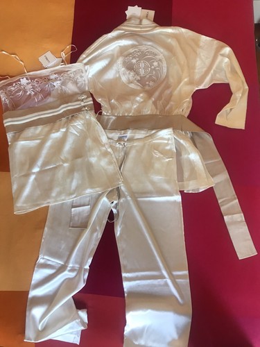 Pigiama donna seta - pigiama, perla