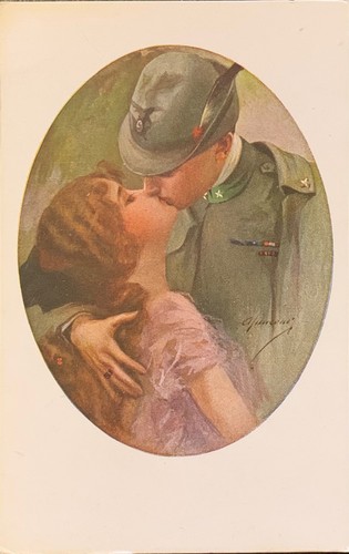 Cartolina ww1 propaganda - -,