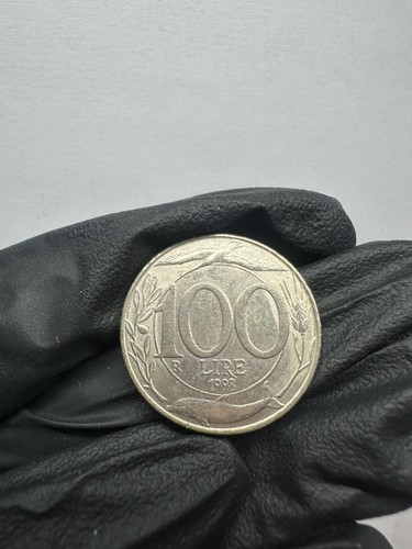 Moneta italia 100 lire - italia,