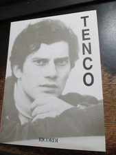 LUIGI TENCO BMG Ricordi 2002 SPARTITI MUSICALI MUSICA CANTAUTORE MUSICISTA