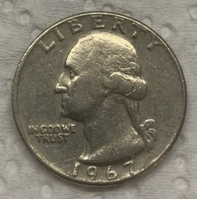 Moneta quarter dollar 1967 - moneta,