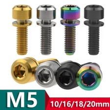 Vite in titanio MTB bicicletta vite testa cilindro viti di premontaggio M5x16/18/20 mm