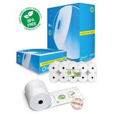 Rotoli registratore di cassa Exclusive 80mm x 80m - 55 g/m² - foro 12 mm - 10 pz