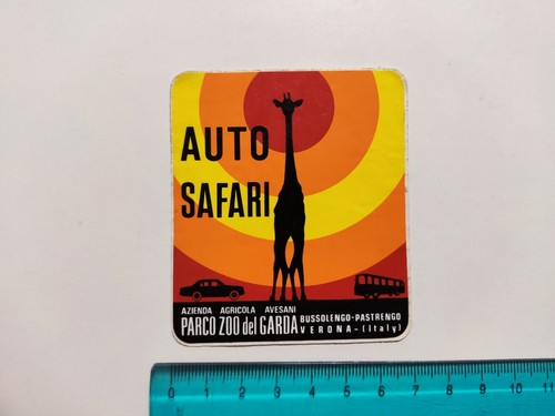 Adesivo auto safari bussolengo - adesivo,