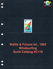 $6,50 Scott Value - 1983 WALLIS & FUTUNA Windsurfing Sail Pacific CV MNH NH UMM