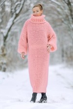 SuperTanya abito mohair rosa