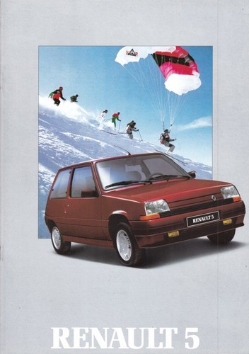 Brochure renault super avec - renault, 5