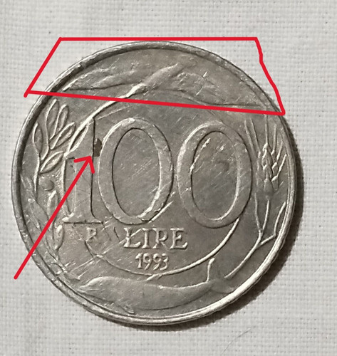 Moneta 100 lire piccola 1993 - 100,